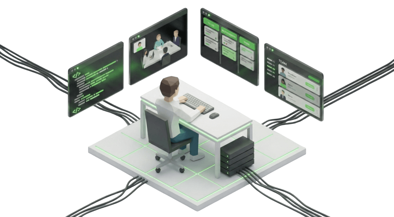 Context switching visualization
